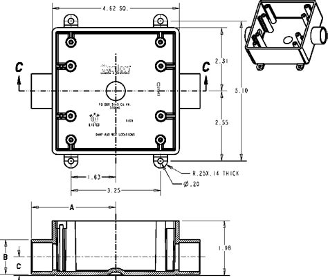 double gang box dimensions